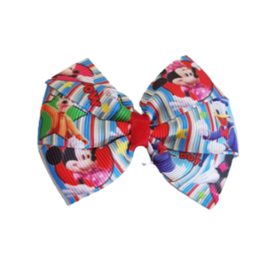 Bella Hair Bow - Minnie Mouse and Friends Non Slip Hair Clip Baby and Toddler Hair Accessories Pinkberry Kisses