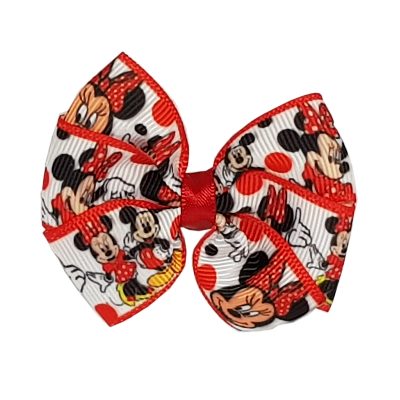 Bella Hair Bow - Minnie Mouse and Mickey Mouse Hair accessories for girls Hair accessories for baby - Pinkberry Kisses