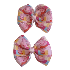 Bella Hair Bow - Peppa Pig Hair accessories for girls Hair accessories for baby - Pinkberry Kisses