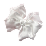 Hair accessories for girls - bella hair bow ra ra Hair accessories for girls Hair accessories for baby - Pinkberry Kisses White