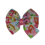 Bella Hair Bow -Unicorns and Princess Hair accessories for girls Hair accessories for baby toddler girl non slip hair clip  - Pinkberry Kisses