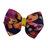 Cherish Hair Bow - Dora Toddler Girl Non Slip Hair Clip Pinkberry Kisses