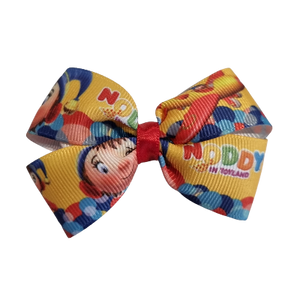 Cherish Hair Bow - Noddy in Toyland - Hair Accessories for Girl Baby Children Pinkberry Kisses Non Slip Hair Clip
