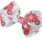 Cherish Hair Bow - Pink Cinderella - Hair Accessories for Girl Baby Children Pinkberry Kisses Non Slip Hair Clip