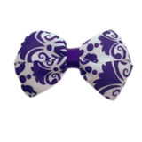 Cherish Hair Bow - purple Paisley - Hair Accessories for Girl Baby Children Pinkberry Kisses Non Slip Hair Clip