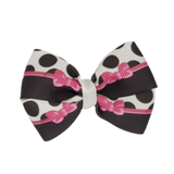 Cherish Hair Bow - Spots and Bows - Hair Accessories for Girl Baby Children Pinkberry Kisses Non Slip Hair Clip