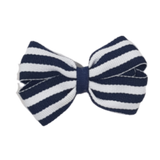 Cherish Hair Bow - Navy Blue - Hair Accessories for Girl Baby Children Pinkberry Kisses Non Slip Hair Clip