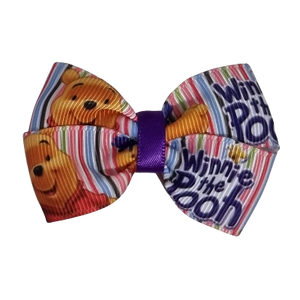 Cherish Hair Bow - Winnie the Pooh Toddler Girl Non Slip Hair Clip Pinkberry Kisses