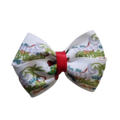 Christmas Hair Accessories - Cherish Hair Bow The Grinch Hair accessories for girls Hair accessories for baby Toddler Non Slip Hair Clip - Pinkberry Kisse
