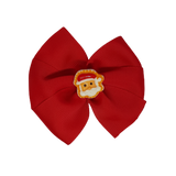 Christmas Hair Accessories - Red Bella Santa Claus Hair Bow Hair accessories for girls Hair accessories for baby