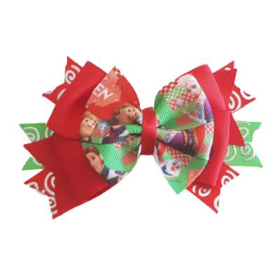 Christmas Hair Accessories - Stacked Layered Frozen -Pinkberry Kisses