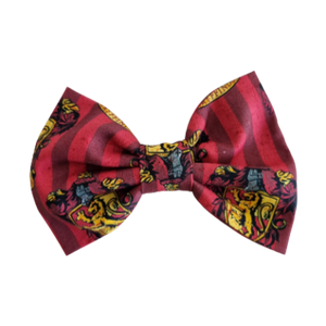 Rockabilly pin up fabric hair bow - harry potter gryffindor Non Slip Hair Clip Pinkberry Kisses
