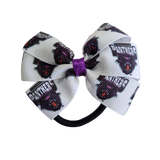 NRL Penrith Panthers Bella Hair Bow Clip Non Slip Rugby Hair Accessories Pinkberry Kisses Hair Tie