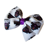 NRL Penrith Panthers Bella Hair Bow Clip Non Slip Rugby Hair Accessories Pinkberry Kisses