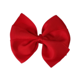 School Hair Accessories - Sweetheart Non Slip Hair Bow 11cm Toddler Teenager Large Hair Bow Pinkberry Kisses Red