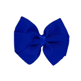 Bella Plain Colour School Uniform Hair Bow 6cm (25 Colours)School Bella Hair Bow 6cm (25 Colours) - Pinkberry Kisses Electric Blue