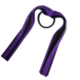 School Uniform Hair Accessories Ponytail Streamer Straight - Pinkberry Kisses Purple Base & Top Ribbon  Black