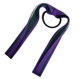 School Uniform Hair Accessories Ponytail Streamer Straight - Pinkberry Kisses Purple Base & Top Ribbon Hunter Green