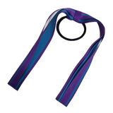 School Uniform Hair Accessories Ponytail Streamer Straight - Pinkberry Kisses Purple Base & Top Ribbon Methyl Blue