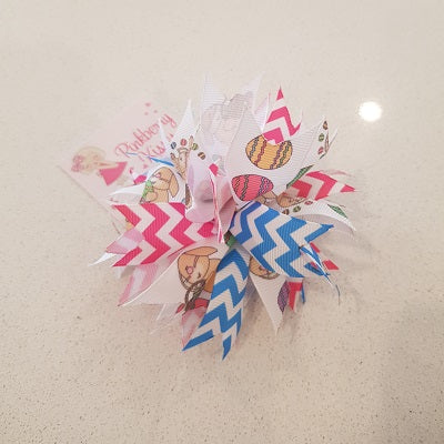 Spiked Hair Clip - Easter Bunny Spiked non slip hair Clip for girls Toddler Hair Clip Pinkberry Kisses