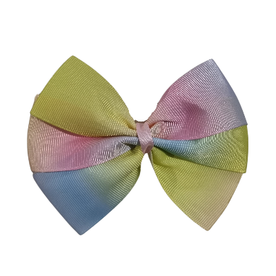 Sweetheart Large Hair Bow Toddler Teenage Hair Accessories Non Slip Hair Clip Pinkberry Kisses Pastel Sorbet