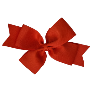 Timeless Hair Bow Pinkberry Kisses Hair Accessories - Orange
