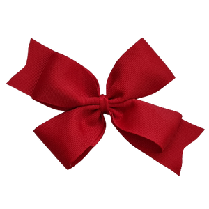 Timeless Hair Bow Pinkberry Kisses Hair Accessories - Red